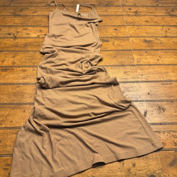 skims brown slip dress Skims Brown Lounge Slip Dress  Aquino's Attire